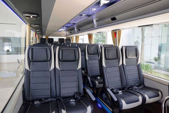 Nội thất xe 29 chỗ Thaco Cruiser TB87