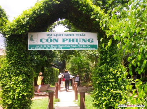 Toàn cảnh khu du lịch Cồn Phụng (Ảnh: ST)