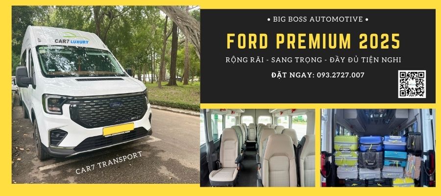 Bảng giá thuê xe 16 chỗ đi Ninh Thuận giá rẻ, xe đời mới