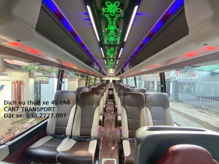 Nội thất xe 45 chỗ đi Bình Châu